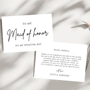 Carte De Remerciements Minimaliste Chic Pour Mon Jour De Mariage En Tant 