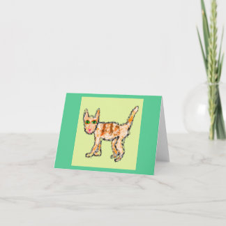 Carte De Remerciements Mippy Le Chat 🐱