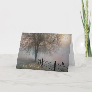 Carte De Remerciements Misty Morning Anniversaire
