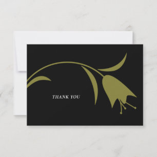 CARTE DE REMERCIEMENTS MOD OLIVE TULIP MARIAGE