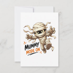 Carte De Remerciements Mode Maman Chouette Pour Halloween