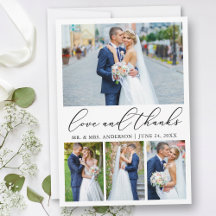 Moderne minimaliste calligraphie Mariage 4 Amour p