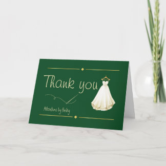 Carte De Remerciements Modifications de couture de mariage personnalisabl