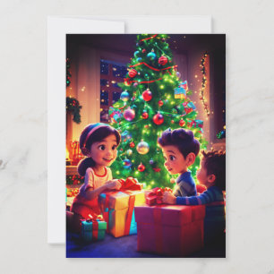Carte De Remerciements 🎄 "Moments joyeux : Vous souhaiter un joyeux et b