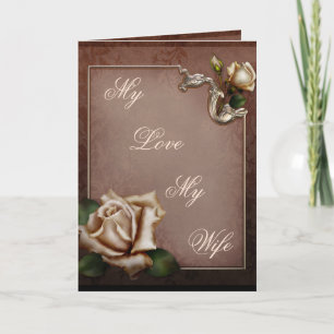 Carte De Remerciements Mon amour mon épouse