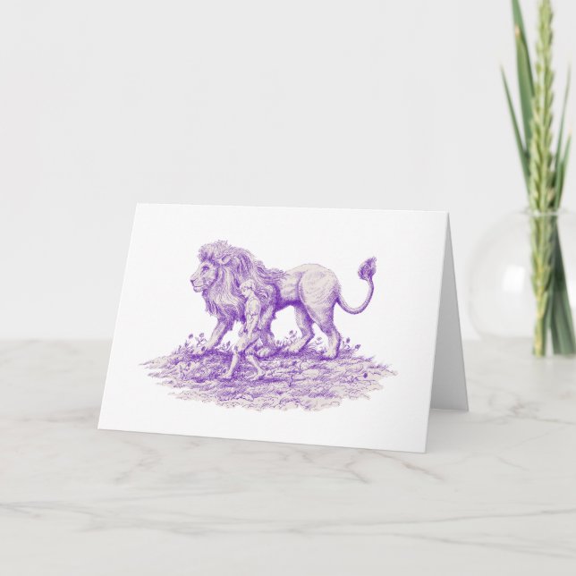 Carte De Remerciements Mon compagnon invisible (Devant)