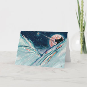 Carte De Remerciements Mon futur chez soi dans l'espace