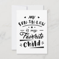 Mon gendre est mon enfant préféré