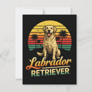 Carte De Remerciements Mon Labrador Retriever