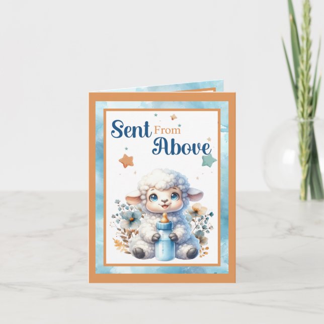 Carte De Remerciements Mon Petit Agneau (Devant)