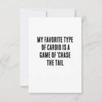 Mon type préféré de cardio est un jeu de "chasser 