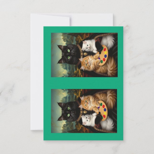 Carte De Remerciements Mona Lisa Friends (Devant)