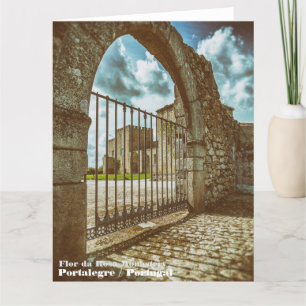 Carte De Remerciements Monastère de Flor da Rosa. Portalegre, Portugal.