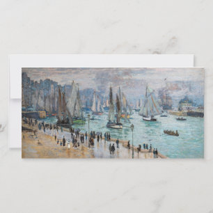 Carte De Remerciements Monet - Bateaux de pêche quittant le port, Le Havr