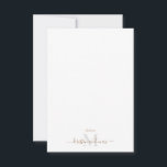 Carte De Remerciements Monogramme or et gris Mariage blanc<br><div class="desc">carte de remerciements mariage. Monogramme Or & Gris. Arrière - plan blanc.</div>