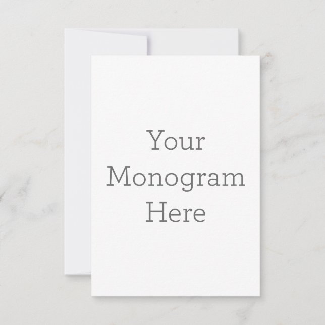 Carte de remerciements simple 8.9 cm x 12.7 cm (Devant)