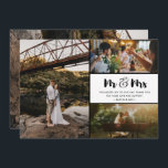 Carte De Remerciements Monsieur et Madame Collage de photos de mariage<br><div class="desc">Cartes de remerciement de mariage avec un design Monsieur et Madame comprenant quatre de vos photos de mariage préférées. Montrez à votre famille et à vos amis votre appréciation pour faire partie de votre célébration de mariage avec l'une de ces belles cartes de remerciement. Si vous avez besoin d'aide avec...</div>