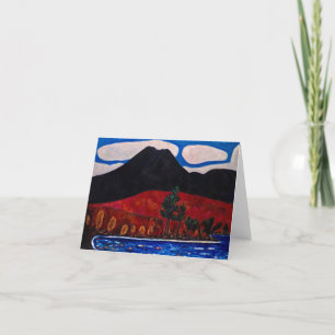 Carte De Remerciements Mont Katahdin, automne 1939 par Marsden Hartley