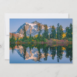 Carte De Remerciements Mont Shuksan reflété dans le lac Reflection