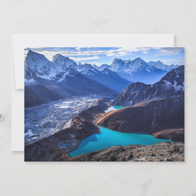 Carte De Remerciements Montagnes | Montagnes de l'Himalaya, Pérou (Devant)