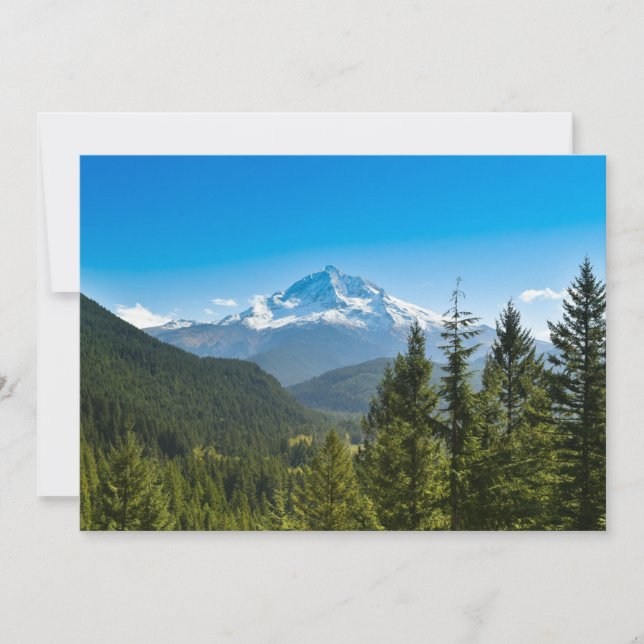 Carte De Remerciements Montagnes | Mt. Hood Oregon (Devant)