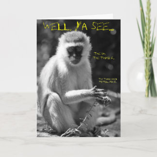 carte de remerciements Moquerie-timide