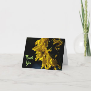 Carte De Remerciements Morning Sunflower Blank-Inside Thank You Card