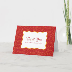 Carte De Remerciements Motif de pâtes Mariage italien C'est l'amour
