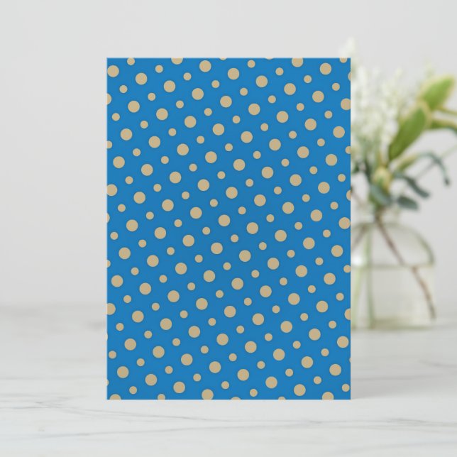 Carte De Remerciements Motif de points 4 (Debout devant)