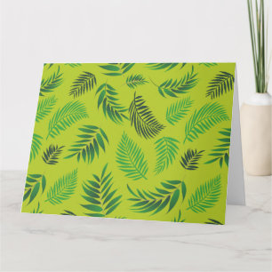 Carte De Remerciements Motif Feuille tropical 12