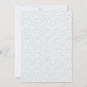 Carte De Remerciements Motif floral géométrique gris clair