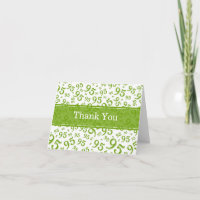 Motif numérique vert/blanc "Merci !" 95e