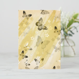 Carte De Remerciements Motif papillon 10