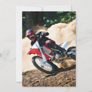 Carte De Remerciements Motocross