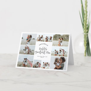 Carte De Remerciements Mum typographie élégant moderne minima multi photo