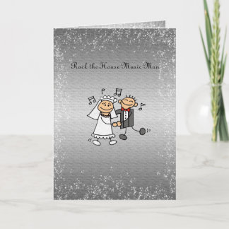 Carte De Remerciements Musique de remerciement de DJ de mariage