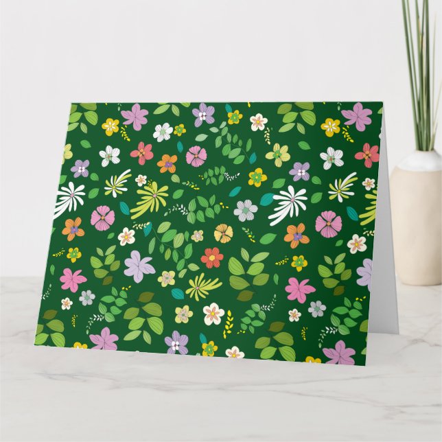 Carte De Remerciements My Flower Design 4 (Devant)
