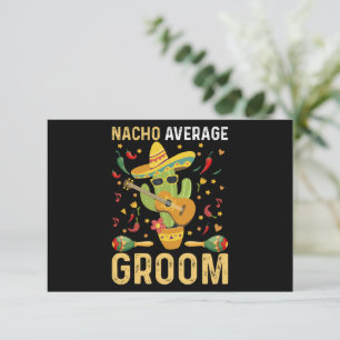 Carte De Remerciements Nacho Groom Moyen Mari Mexicain Cinco De Mayo