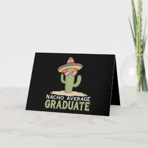Carte De Remerciements Nacho Moyenne Graduate Cactus Graduation Mexicaine