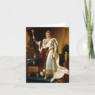 Carte De Remerciements Napoléon Ier, empereur des Français par F. Gerard