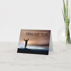 Carte De Remerciements "N'attendez pas votre navire"