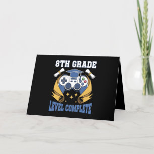 Carte De Remerciements Niveau 8e année Diplômé de jeu de jeu complet