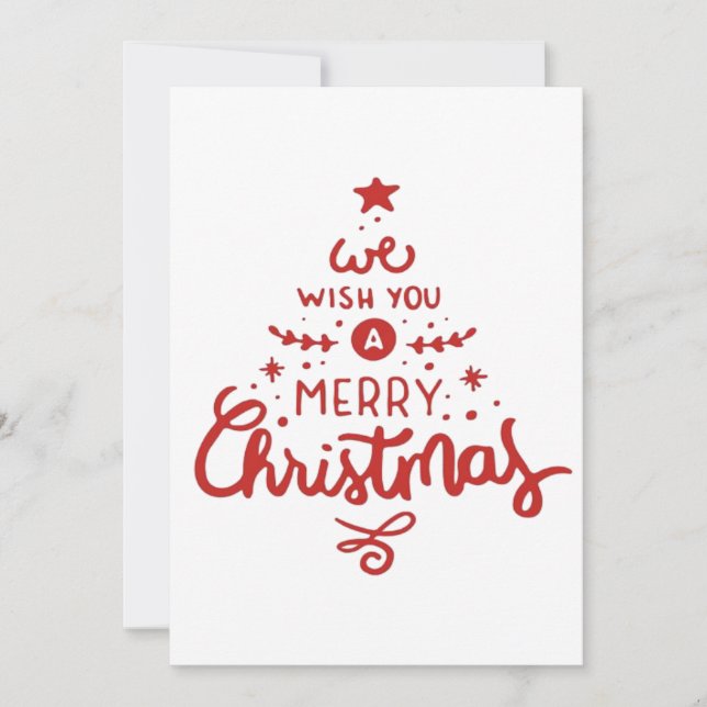 Carte De Remerciements Noël  (Devant)