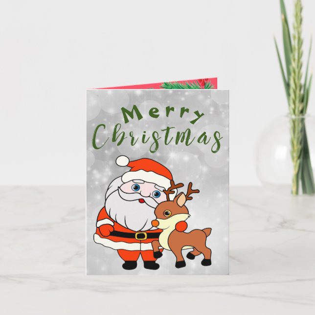 Carte De Remerciements Noël (Devant)