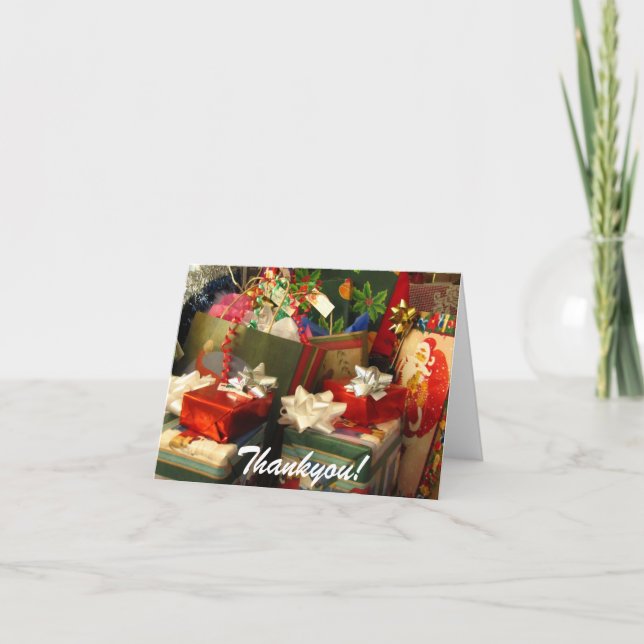 Carte De Remerciements Noël (Devant)