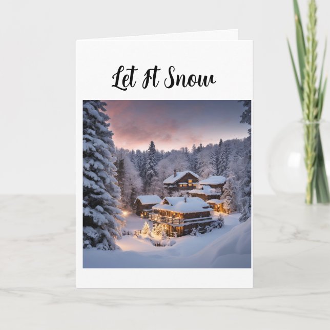 Carte De Remerciements Noël (Devant)