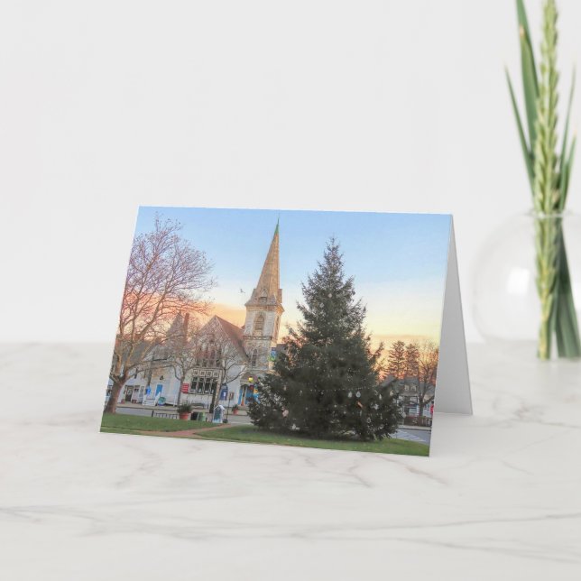 Carte De Remerciements Noël à Plymouth MA 2022 (Devant)