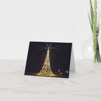 Carte De Remerciements Noël dans la petite ville