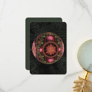 Carte De Remerciements Noël de l'ornement