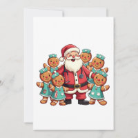 Noël Père Noël Pain d'épices Infirmières